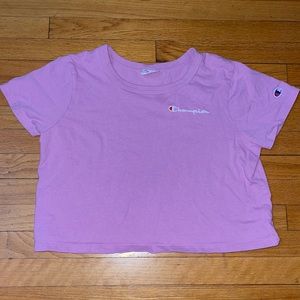 Cropped Champion Shirt • Size Large
